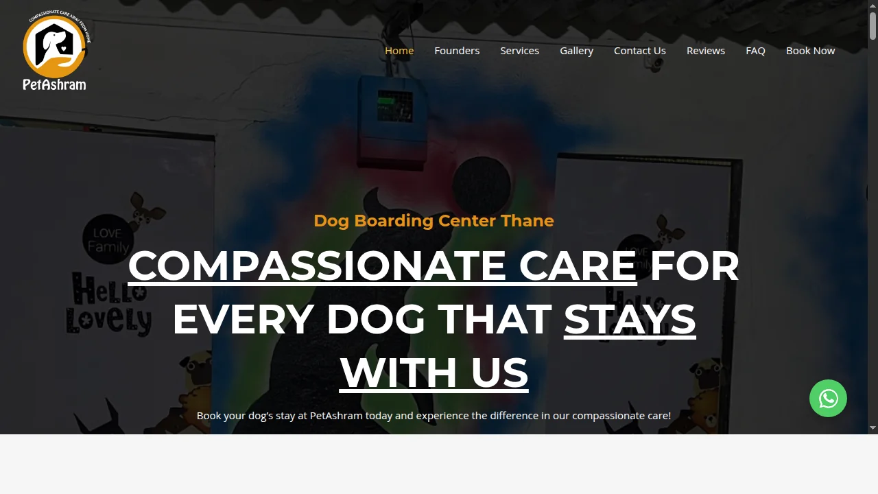 PetAshram — Premium dog boarding, Thane